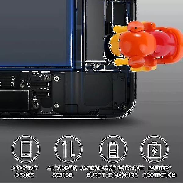 Funny Humping Dog Snabbladdare Kabel Hund Laddningskabel Lämplig för olika modeller av mobiltelefoner ORANGE WHITE Android