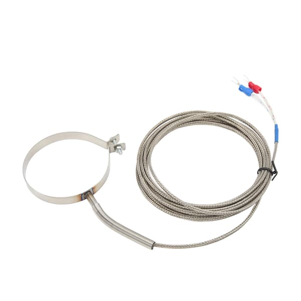 60mm Rostfritt Stål Termoelement 0‑400°C K Typ Temperatursensor Gänga för Industri 3 Meter / 9.8ft