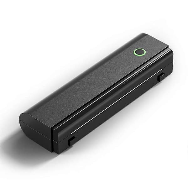 Bärbara skrivare för resor, N80 trådlös termoskrivare Bluetooth bläckfri, för iOS, Android, bärbar dator för kontor, hem Musta