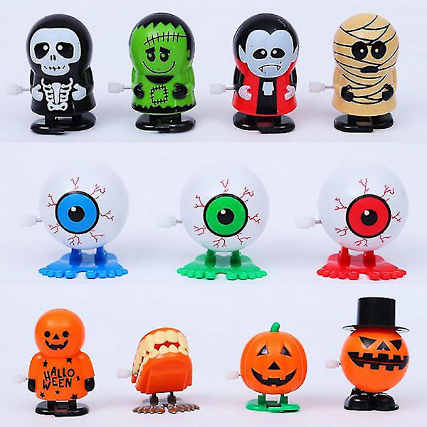 Wind Up Walking Eyeballs Barnfest Favoritväska Leksaker Halloween Trick Or Treat N15(1pc)