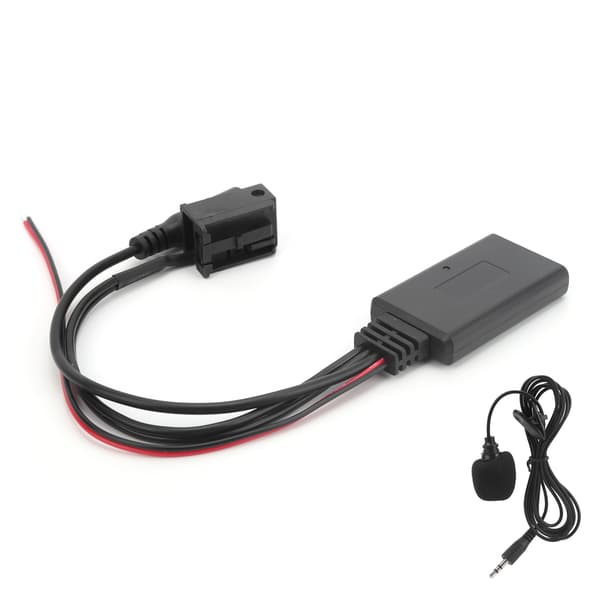 Bluetooth 5.0 AUX Ljudadapter 8Pin Mikrofon Handsfree Kit Kompatibel Ford 5000 6000 CD Stereo