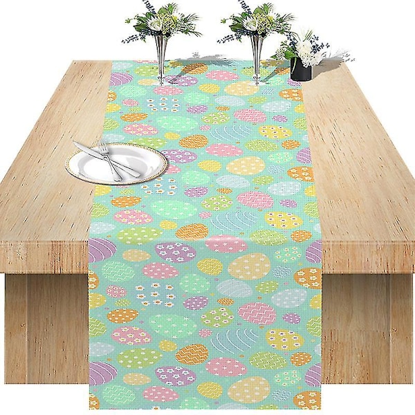 Glad påskhare Printed Bordslöpare Påskägg Duk Kanin Style I Style I