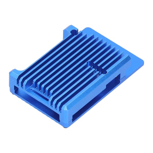 Kabinet til Raspberry Pi 4 B Aluminiumlegering Varmeafledningsskal Mikrocomputer Tilbehør