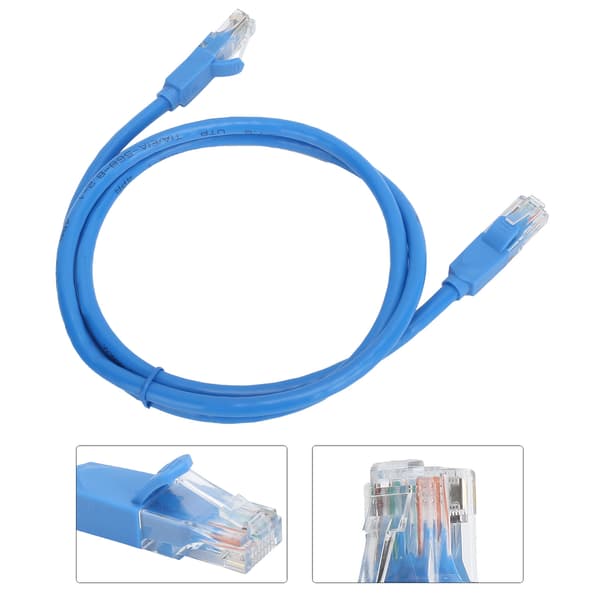 1 meter CAT6 Gigabit Ethernet-kabel RJ45-stik