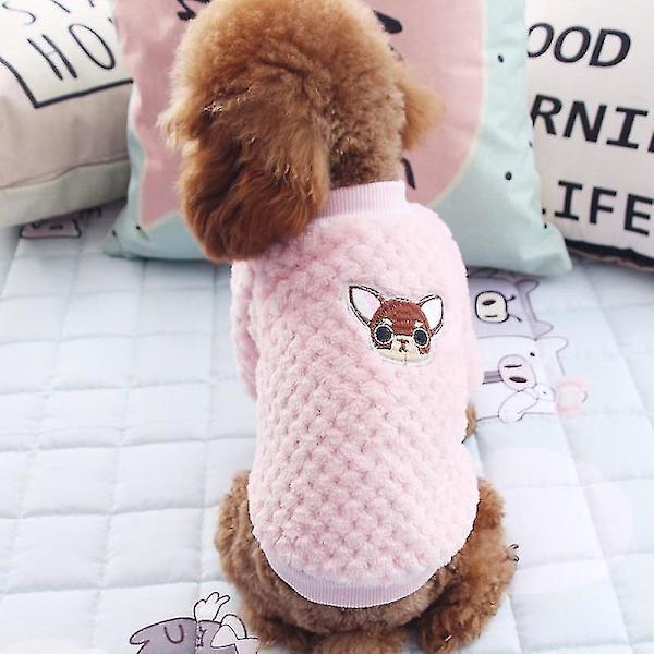 Koiran huppari Lemmikkikoiran talvivaatteet koirille - Takki puuvillasta Pink XXL