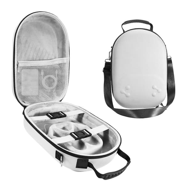 【BQ】Opbevaringstaske til 3S VR-headset Etui Bæretaske Headset Opbevaringsboks Taske VR-tilbehør Hvid White