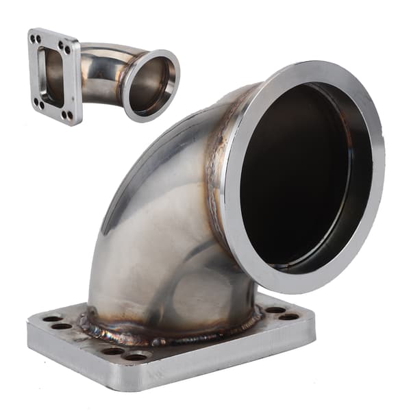 3,0 tommer V-bånd til T3 90° bøy turboadapter flens CNC-bearbeidet for 304 turbolader