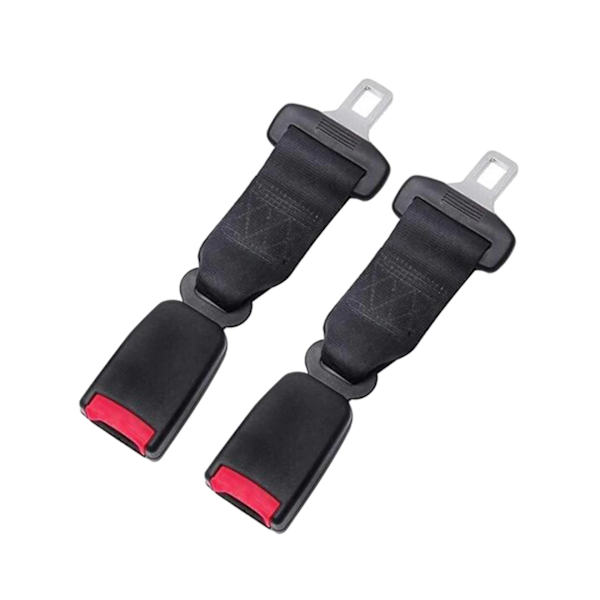 2 Stk Universal Car Auto Safety Sikkerhetsbelte Extender Extension Spenne Clip Strap