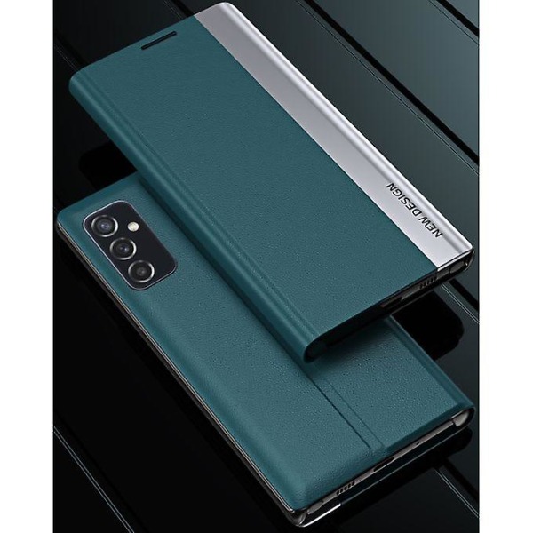 Galaxy M52 5g Case, Tynd Slank Folio Flip Læder Magnetisk lukning Case Cover til Samsung Galaxy M52 5g