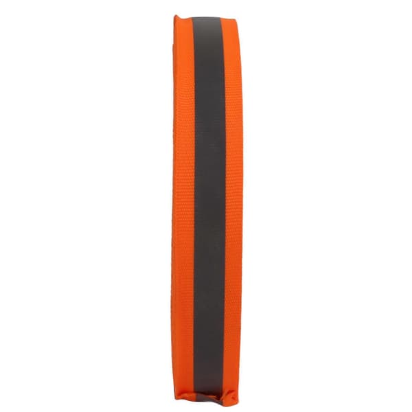 Reflekterende fluorescerende orange nylonbånd 50 yards til sikkerhed