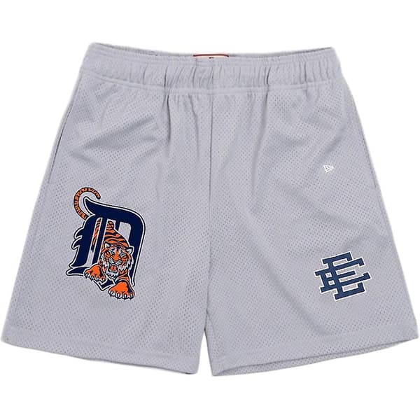 【BQ】Eric Emanuel EE Basic Shorts för män gymshorts Board Shorts grå Tiger grey Tiger L