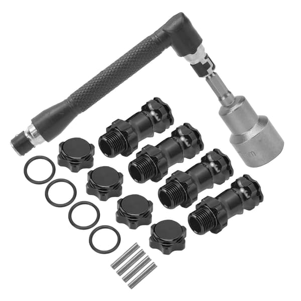 17mm Hex Adapter for 1/8 RC Controller Car Extension til 29mm 17mm Socket Spanner Set Svart