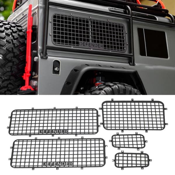 TRX4 TRX6 1/10 RC Crawler Front Bumper Base Metalltilbehør Sølv
