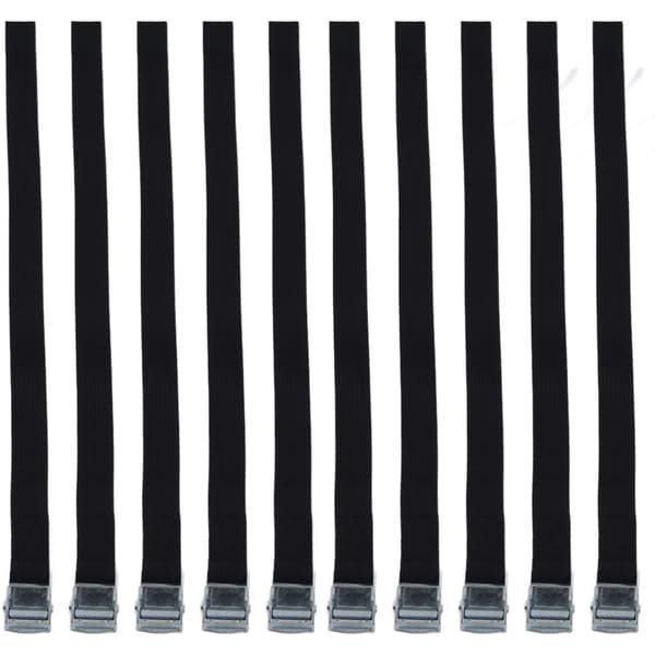 10st Zink Legering Tryckspänne Spännband Smutsresistent Nylon Surrningsbälte för Gods Bagage