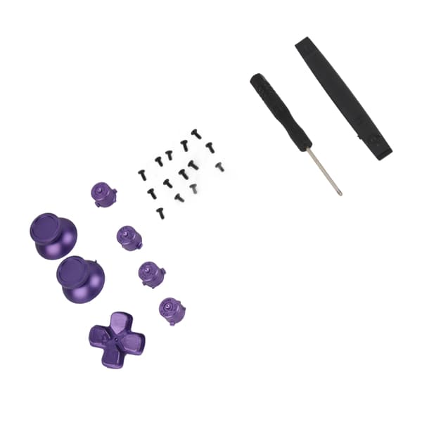 Spilcontroller Aluminium Legering Knapper Tommelfinger Stick Sæt Reservedele