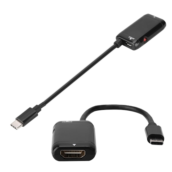 USB C til HDMI Adapter Kabel 3.1 MHL Android Telefon Tablet