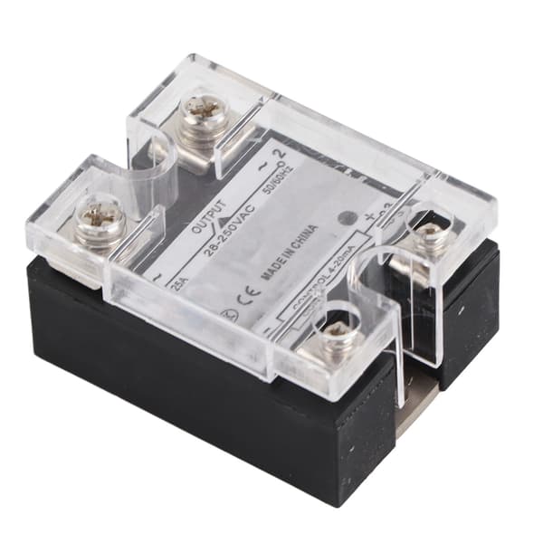 Solid State Relæ SSR 4-20mA Input 28-250V AC Output Trinløs Spændingsregulator
