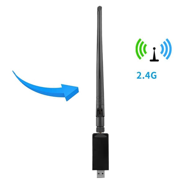 RTL8821AU Dual Band 600Mbps USB WiFi-adapter med Bluetooth-understøttelse
