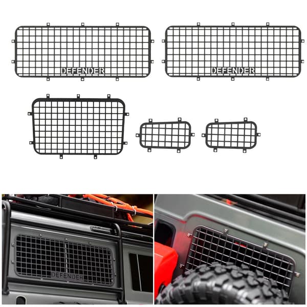 TRX4 TRX6 1/10 RC Crawler Front Bumper Base Metalltilbehør Sølv