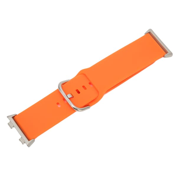 Bløde Silikon Hurtigudløsningsremme til Oppo Watch 2 46mm Justerbar Silikon Urrem Orange