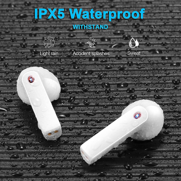 Binaural Dual Race Bluetooth -kuuloke-valkoinen White