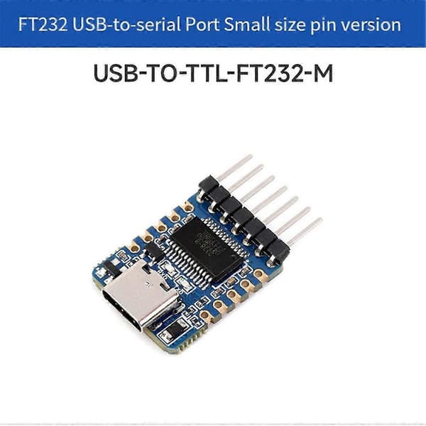 FT232 seriel kommunikationsmodul USB til TTL UART TYPE-C seriel adaptermodul 3.3V/5V niveau til Win