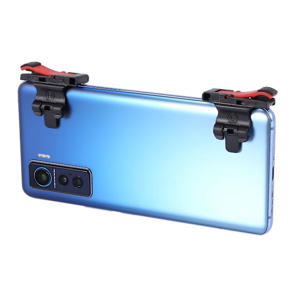 Mobile Game Controller Gamepad L1r1 Mobiltelefon Joystick och sikt triggers för Pubg/knivar ute/regel Black  red
