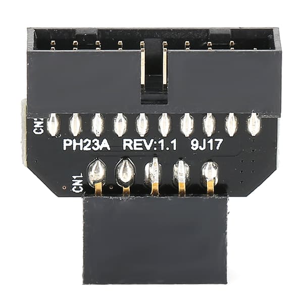 USB 2.0 9-pins til USB 3.0 19P kontakt-adapter