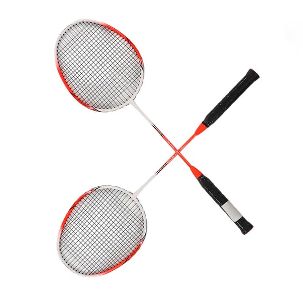 2 ST Badmintonracketar Legering Kolstål Integrerat Racketset Utomhussporter Amatör