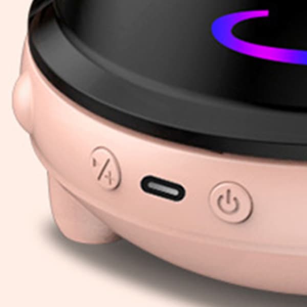 Smart Bluetooth Hopprep med LED Musikfunktion för Inomhus- och Utomhusbruk Rosa