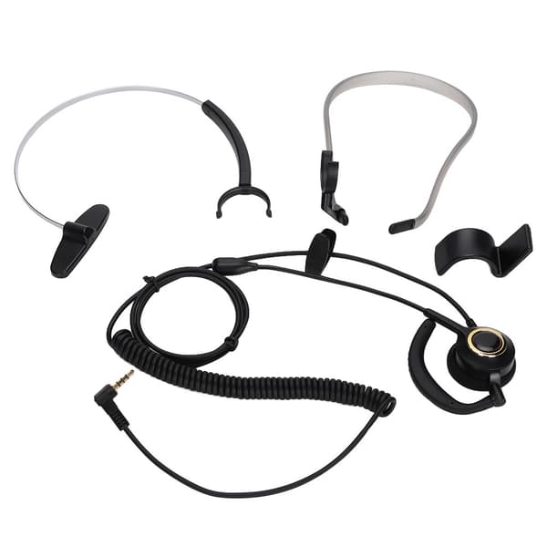 Bakmonterat brusreducerande Call Center-headset med mikrofon