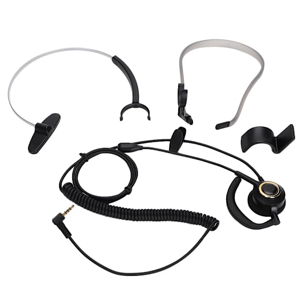 Bakmontert støyreduserende Call Center-headset med mikrofon