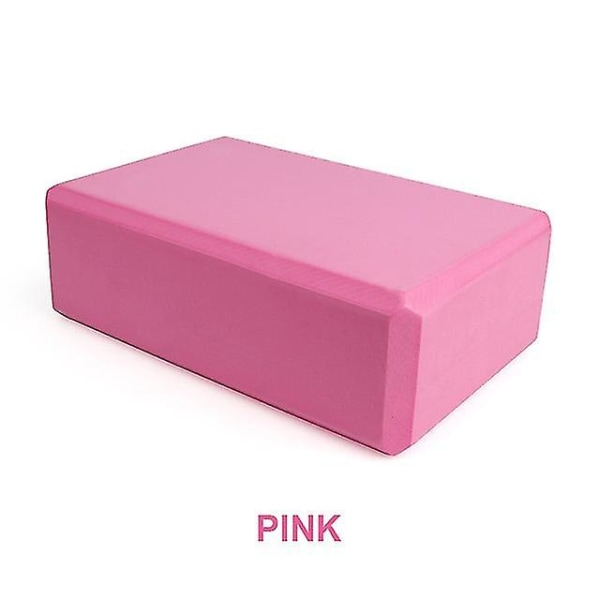 Träning Fitness Sport Gym Pilates Yoga Block Eva Foam Yoga Brick For Crossfit Träning Träning Träning Kroppsbyggande utrustning Pink