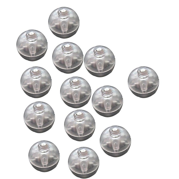 100 stk Fargerike Mini Led-lys Ballonger Papirlanterner Lys Individuell trådløs blitsballlampe