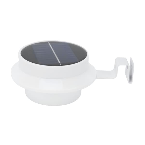 Vanntett utendørs solcellelampe for gjerde, 13 LED, hagebelysning, hvit