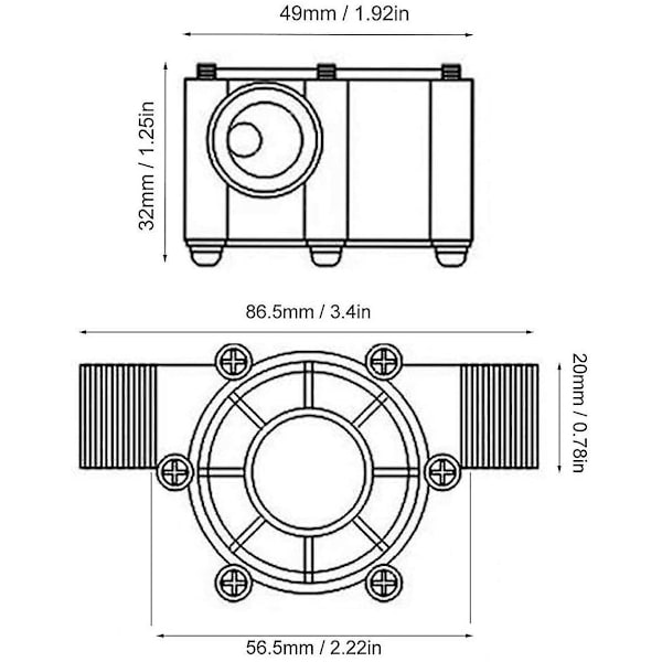 Dc Vandturbine Generator Vand 12v Dc 10w Micro-hydro vandopladningsværktøj