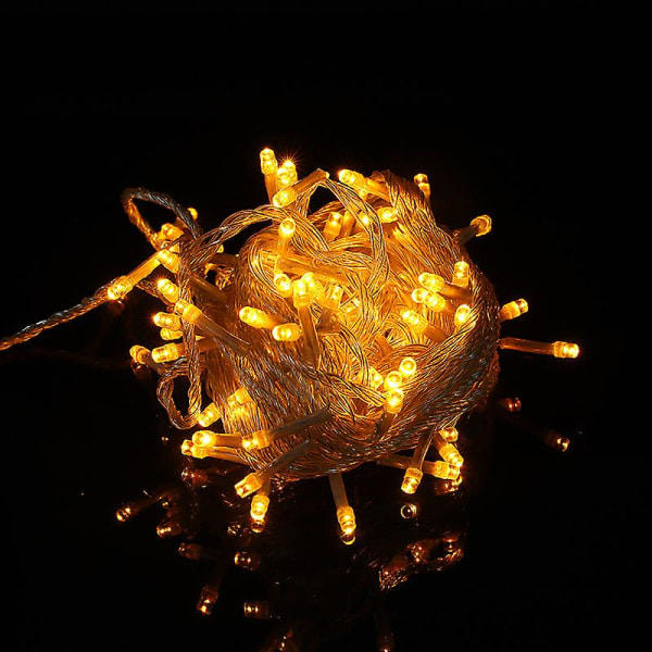 Gypsophila String Lights Julelys Bryllup String Lights Feriedekorasjon Yellow 20M-200LED