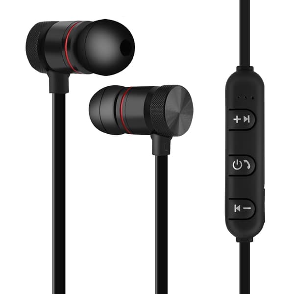 Langattomat Bluetooth-urheilukuulokkeet iPhone- ja Android-laitteille - Musta