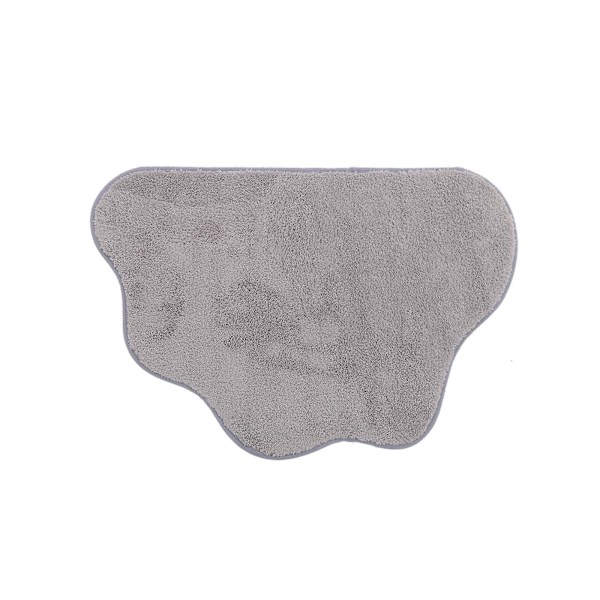 Badeværelsesmåtte Vandabsorption Brusebad Tæppe Køkken Soveværelse Gulvmåtte Vaskbart tæppe skridsikkert Badeværelsestilbehør Boligindretning Light Gray 50x80cm