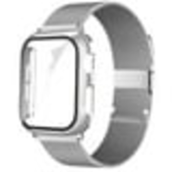 Magnetic Loop+ Case för Apple Watch -band 44mm 40mm iWatch-band 41mm 45mm
