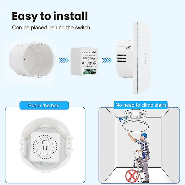 Smart Switch Modul Switch Home Automation Moduler Fjernbetjening Switch Relay Module For Home