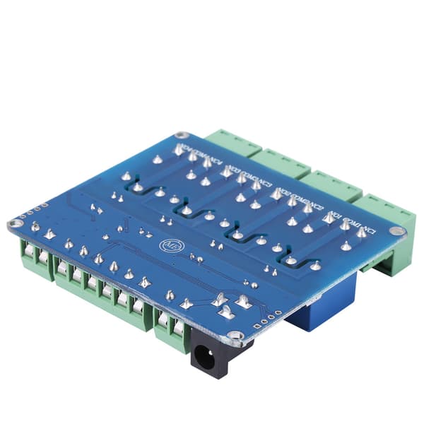 1 stk. 4-kanals relæmodulkort STM8S103F3 mikrocontroller RS485 kommunikation