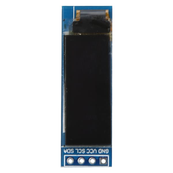 0.  91in OLED Display Modul IIC Interface 128x32 Hvid/Blå Display Modul 3.3~5VBlå