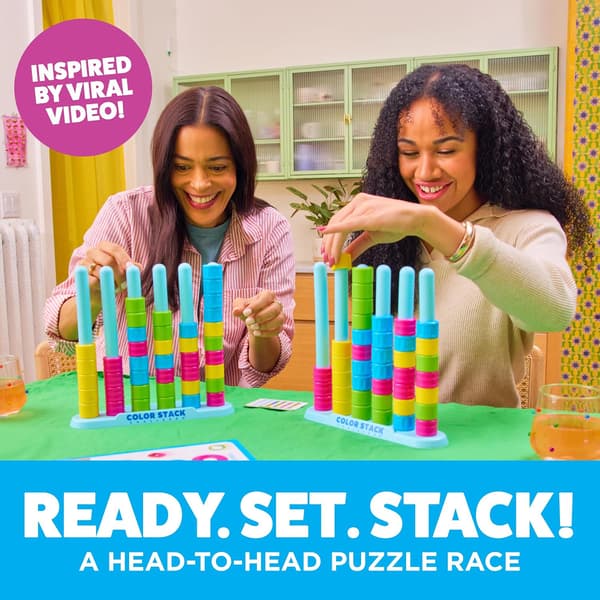 【BQ】Color Stack Challenge af – Påskekurvfyld til børn, et hurtigt farvematchende puslespil til sjov påskefamilieaften
