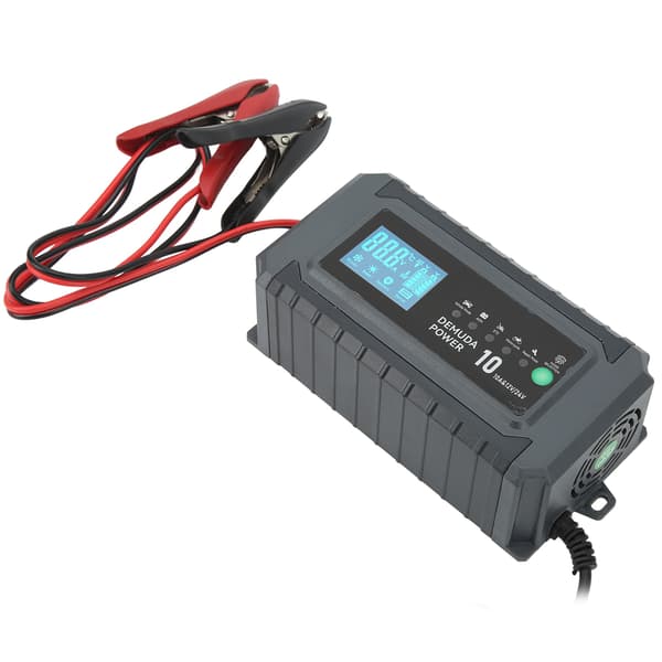 Smart Automatisk Batterilader Vedlikeholder 12V 24V EU Plugg 220V