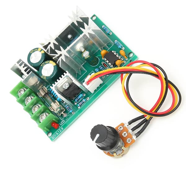 Motorhastighetskontroller PMW Bryter Kontrollmodul Strømregulator DC 10V‑60V 20A