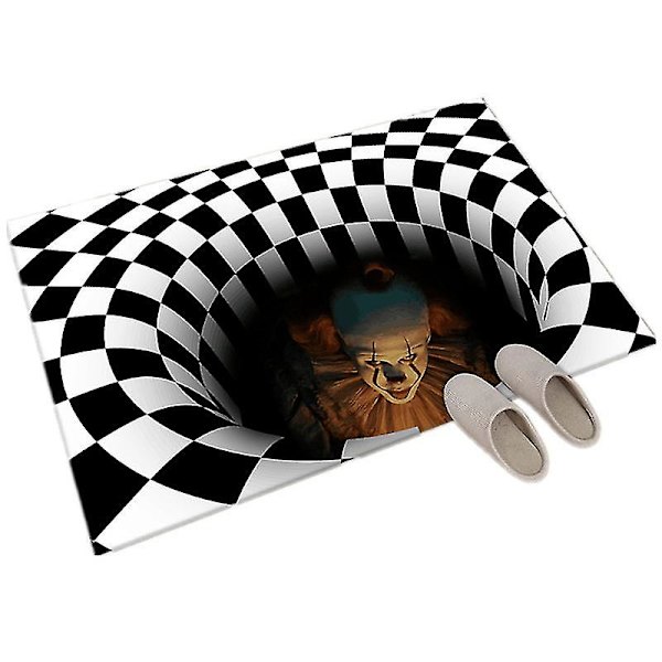 It 3D Hole Ovimatto Caretive Vortex Illusion Ovimatto Stereo Vision It Illusion matto 60X90cm
