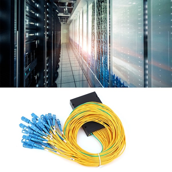 Singlemode Fiber Optisk Splitter 1x32 PLC Splitter Modul med SC/UPC Interface