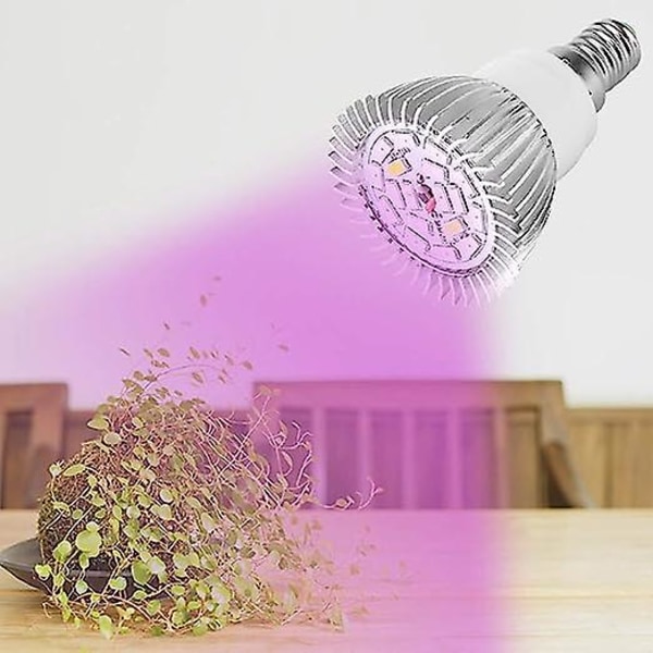 10w 28led Grow Light Kasveille, Täysspektri Plant Grow Hehkulamppu, E14 Led Grow lamppu taimeille Mehikasveille