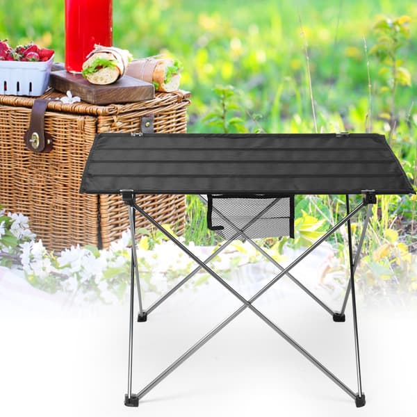 Bärbart hopfällbart bord för grillning, picknickbord för utomhuscamping